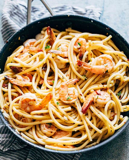 Shrimp Spaghetti Aglio Olio