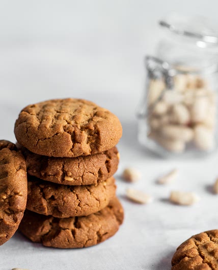 Crunchy Peanut Butter Cookies