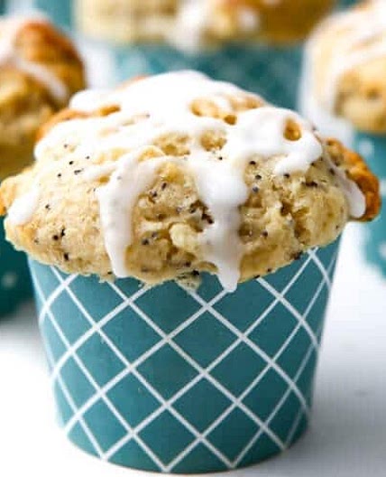 Vegan Lemon Poppy Seed Muffins
