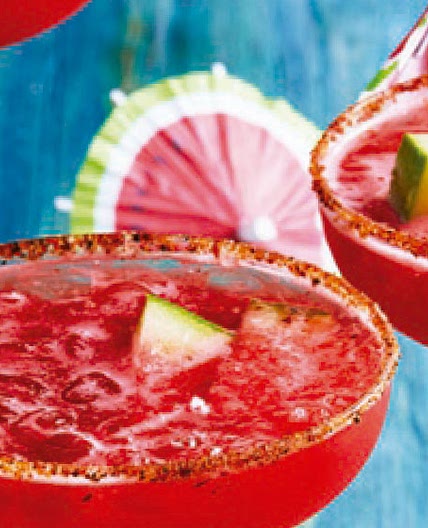 Drink de sandía con vodka