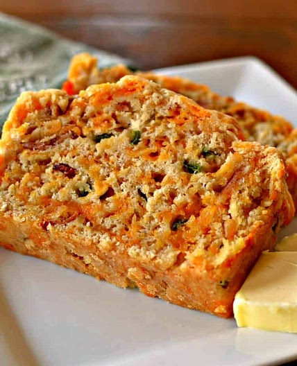 Beer Bread with Bacon Jalapeno and Cheddar