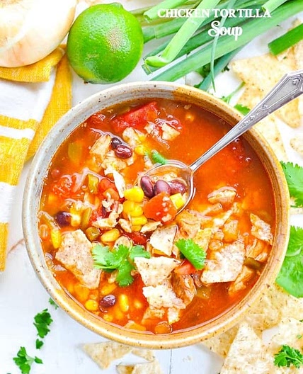 Easy Chicken Tortilla Soup