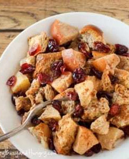 Slow Cooker Cranberry Apple French Toast