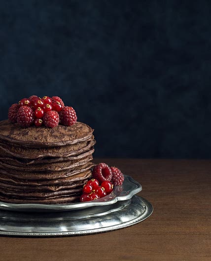 Hot Cocoa Crepes