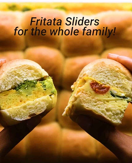 Veggie Scrambled Egg Sliders