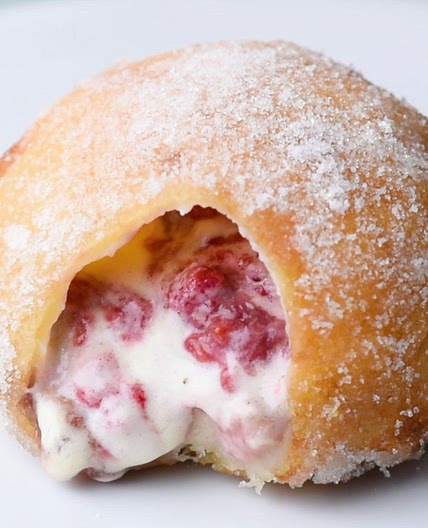 Raspberry Ricotta Puff