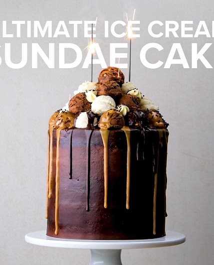Ultimate Ice Cream Sundae Cake