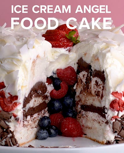 Angel Food Ice Cream Cake