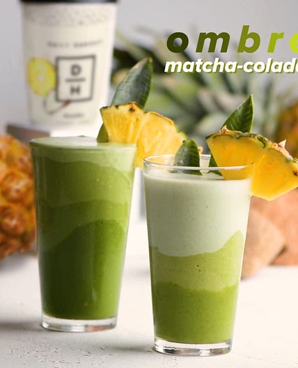 Ombré Matcha-Colada