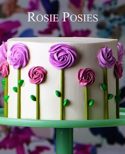 Pocky Flower Garden Cake
