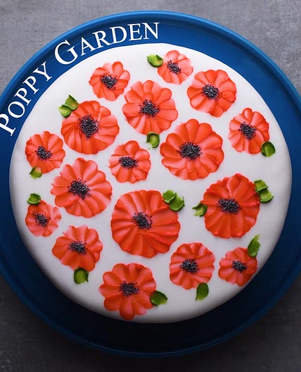 Poppy Field Cake