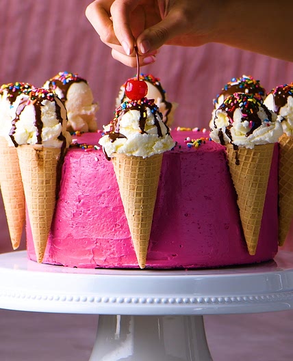 Ice Cream Sundae Cake