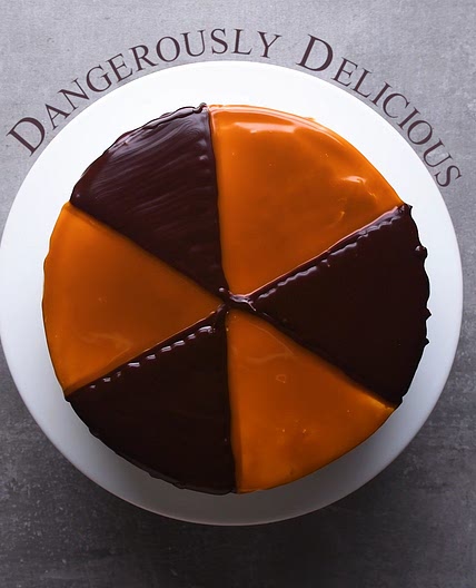 Chocolate & Caramel Drip Cake