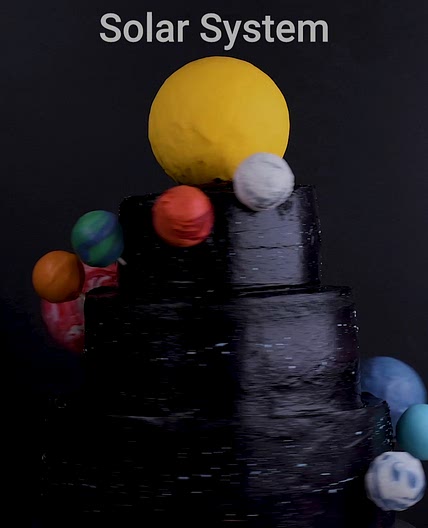 Solar System Cake