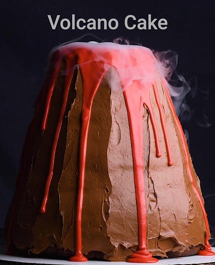 Volcano Cake
