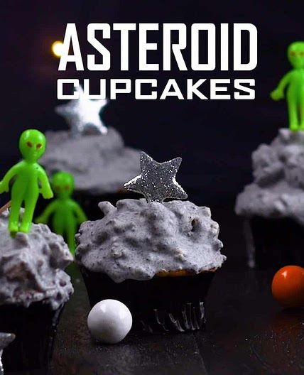 Asteroid Cupcakes