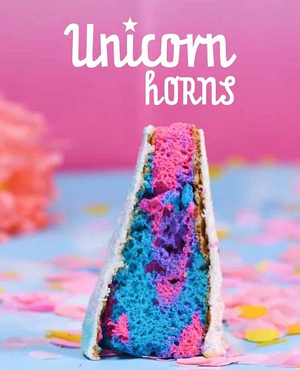 Unicorn Horn Cakes