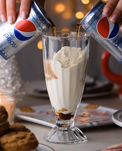 Diet Pepsi Float
