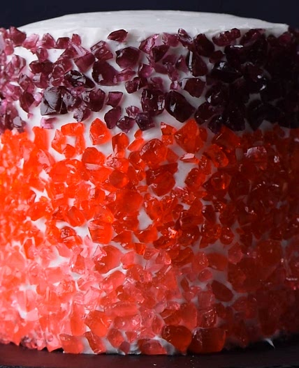 Jolly Rancher Ombre Cake