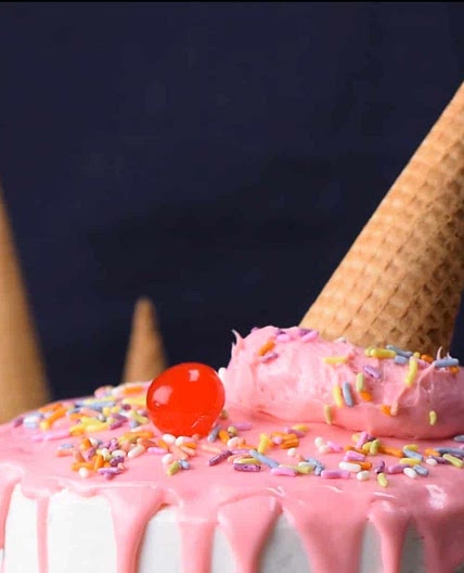 Melted Ice Cream Cake