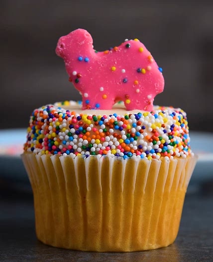 Sprinkle Rings Cupcakes