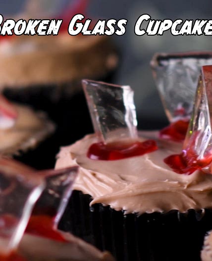 Broken Glass Cupcakes