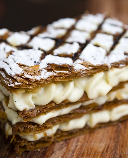 Napoleon (Layered Puff Pastry Filled With Cream)