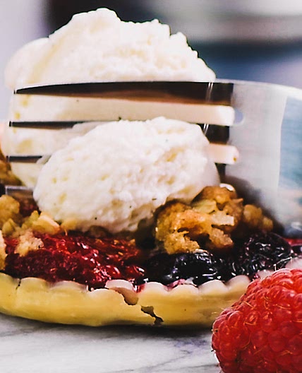 Triple Berry Lid Pies