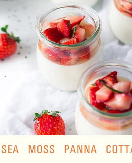 Dr. Sebi’s Sea Moss Panna Cotta