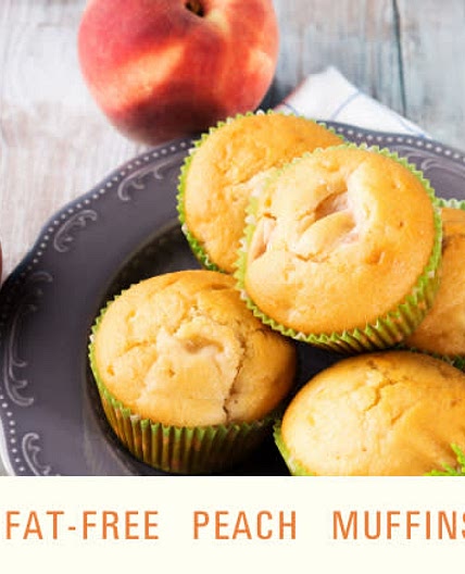 Dr. Sebi’s Fat-Free Peach Muffins