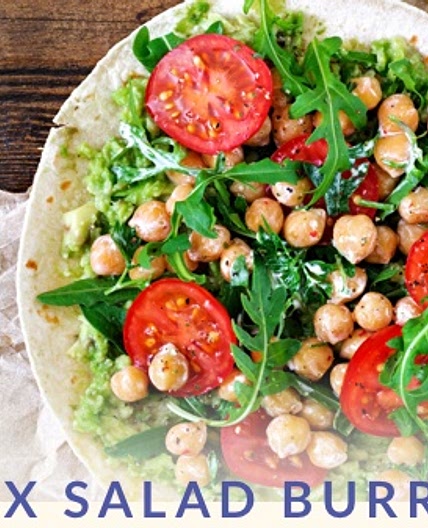 Detox Salad Burritos - Dr Sebi's Cell Food