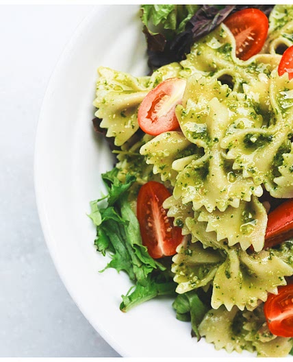 Basil Avocado Pasta Salad - Dr Sebi's Cell Food
