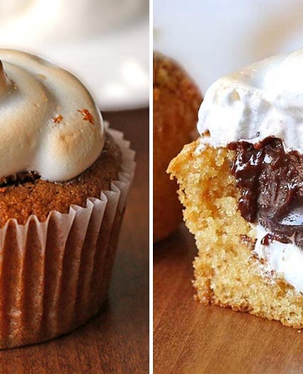 Hershey S’mores Cupcakes