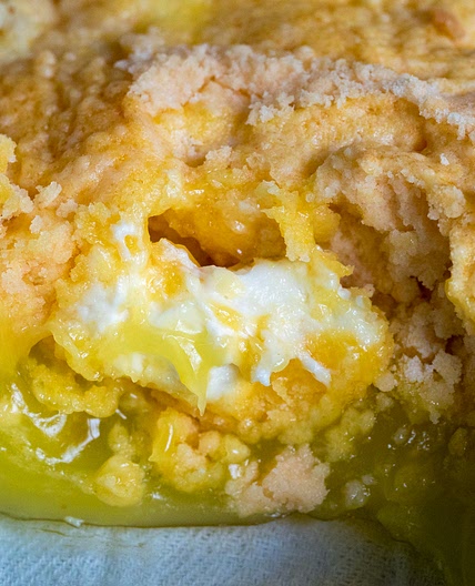Lemon Cream Cheese Dump Cake