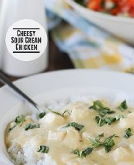 Cheesy Sour Cream Chicken