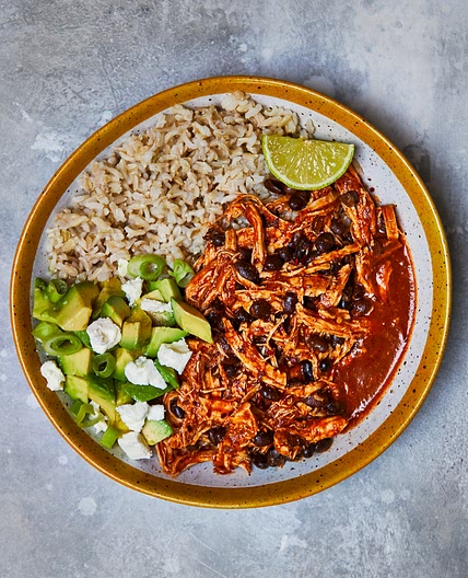 Spicy Chicken Chilli With Feta & Avo