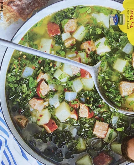 Caldo Verde Soup with Kale & Chorizo