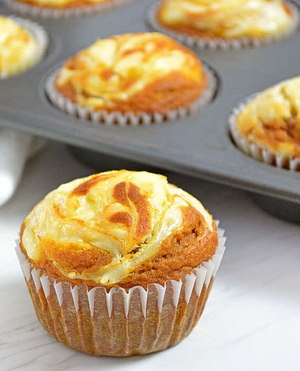 Pumpkin Cream Cheese Muffins