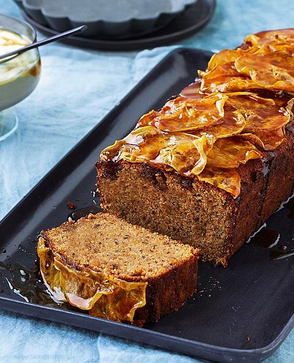 Banana, apple and blueberry loaf