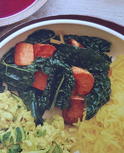 Kale & Roasted Sweet Potatoes