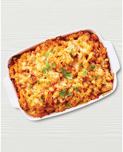 Chicken and Tomato Pasta Bake