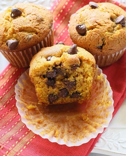 Pumpkin Chocolate Chip Muffins