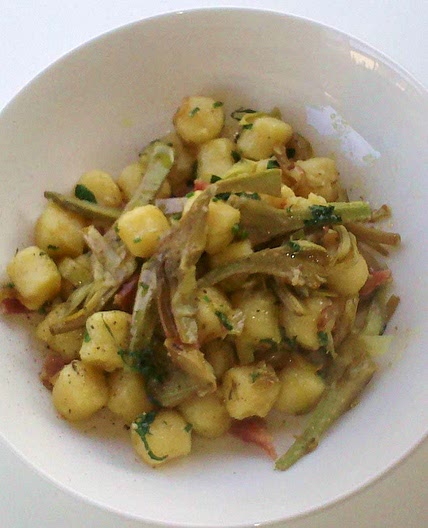 Gnocchi ai carciofi