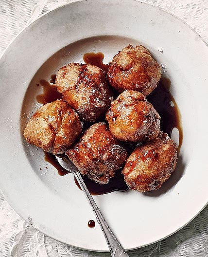 Jamie Oliver's doughnuts in anise caramel