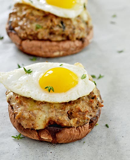 Portobello Farcis aux Champignons et Fromage