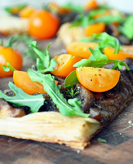 Feuilletés aux Champignons et au Bleu