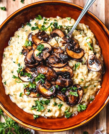 Creamy Mushroom Risotto