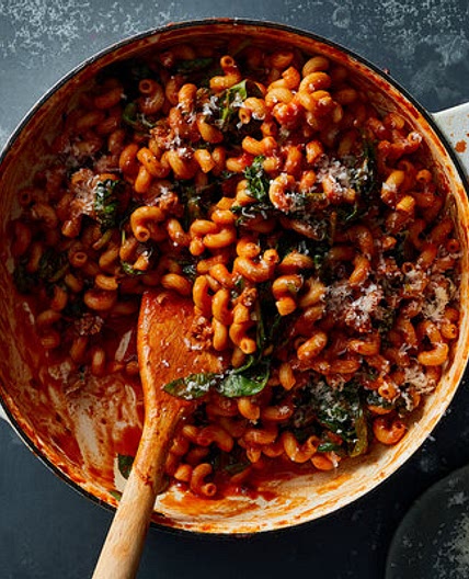 One-Pot Pasta With Sausage and Spinach