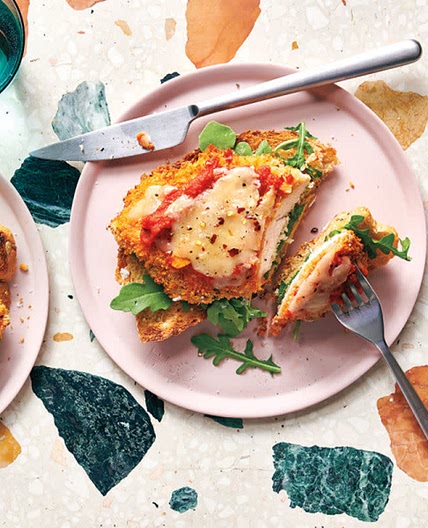 Chicken Parmesan sandwiches