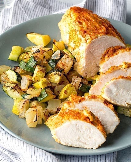 Baked Hummus-Crusted Chicken | MyFitnessPal